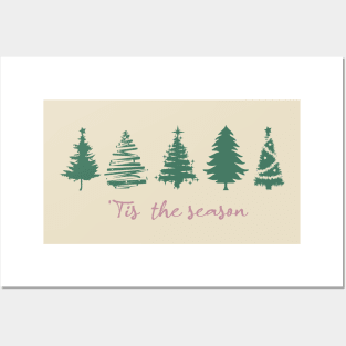 'Tis the season Christmas tree Posters and Art